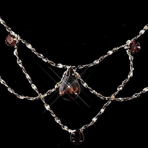 SILVER AB JEWELRY SET