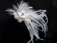 FEATHER HAIR FLOWER