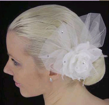 SILK &amp; ORGANZA FLOWER