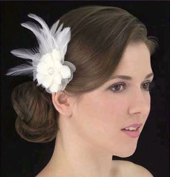 NYLON &amp; SILK HAIR FLOWER