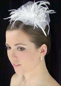 TULLE &amp; FEATHER HEADBAND