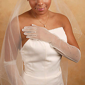 SHEER GLOVES ABOVE THE ELBOW BY
WEDDING FACTORY DIRECT