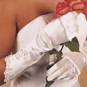 EMBELLISHED FULL FINGER GLOVE BY
WEDDING FACTORY DIRECT