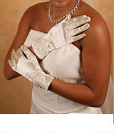 WRIST FULL FINGER GLOVES  BY
WEDDING FACTORY DIRECT