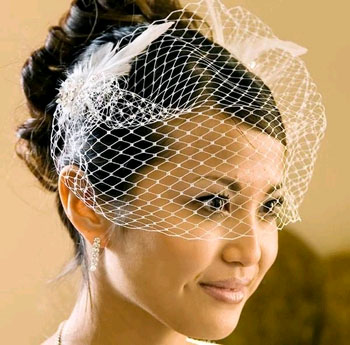 RUSSIAN CAGE VEIL  BY
WEDDING FACTORY DIRECT