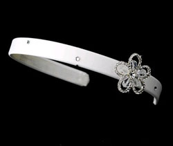 CRYSTAL FLOWER HEADBAND