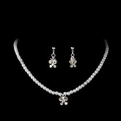 BUTTERFLY PEARL JEWELRY SET