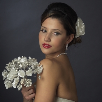 Ivory and White Pearl Bouquet