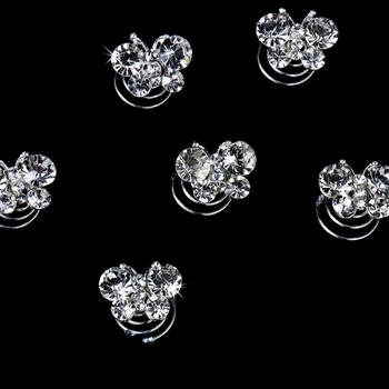 Silver Plated Butterfly Twist-Ins
