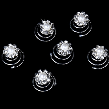 Silver Clear Twist-Ins