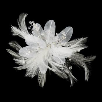 Pearl &amp; Austrian Crystal Bridal Hair Clip