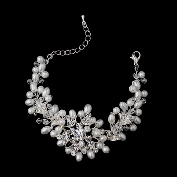 Pearl/ Swarovski Crystal / Rhinestone Bracelet