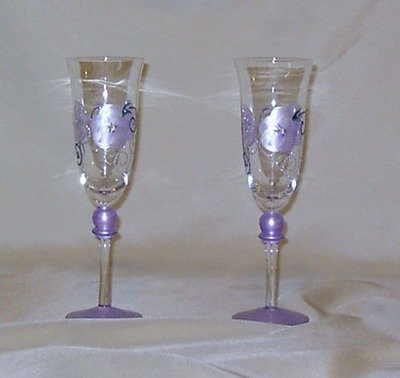 LAVENDER WINE GLASSES