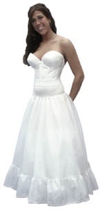 A-Line Spandex Waist Petticoat
