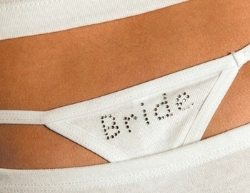 Bride Thong Panties Underwear