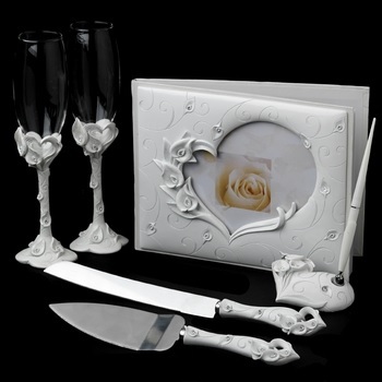 Heart Calla Lily Sparkle Set