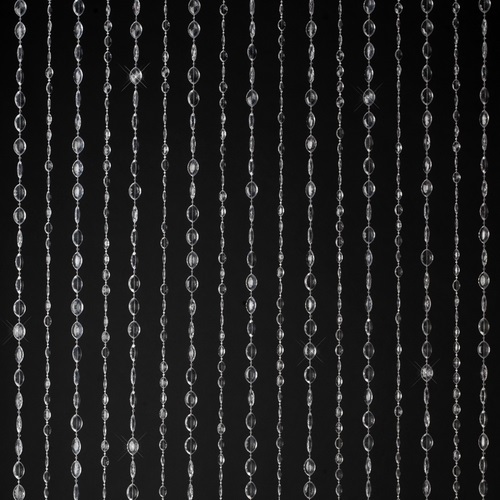 Non-Iridescent Crystal Beads Curtain