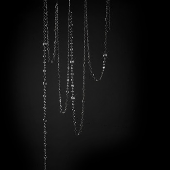 Acrylic Clear Hand Strung Garland
