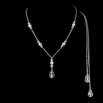 Silver Pearl Necklace