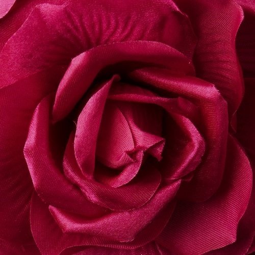 Fuchsia Flower Bridal Hair Clip with Brooch Pin