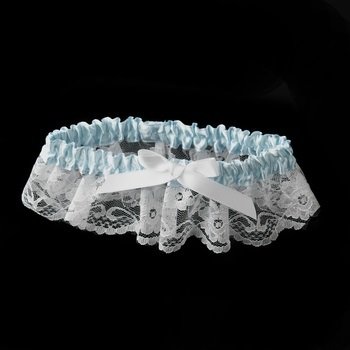 Blue Lace Promotional Ribbon Garter
