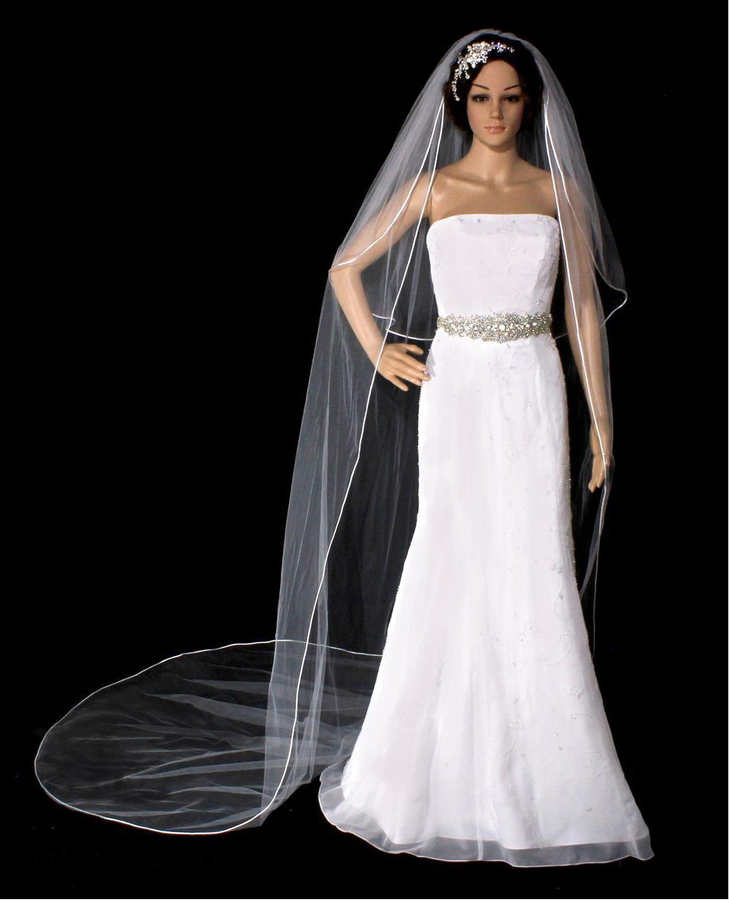 Two piece Cathedral Veil