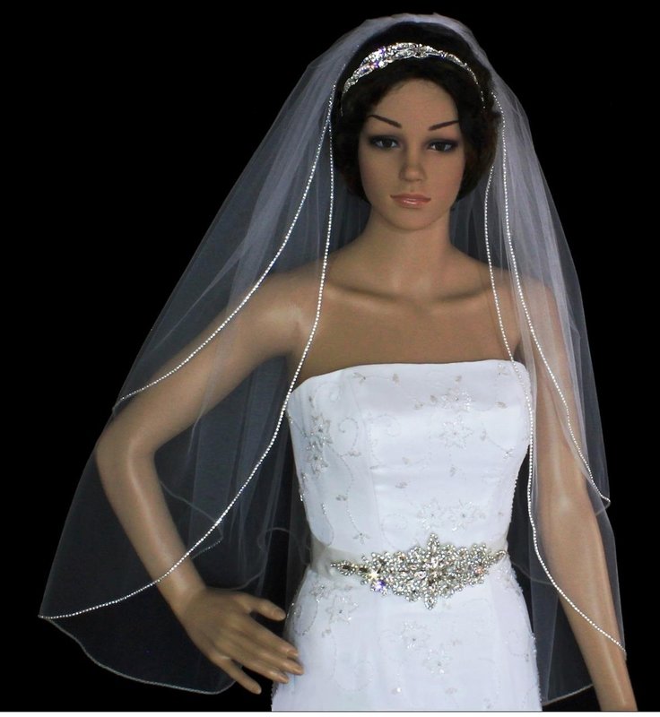 Two piece Elegant Veil