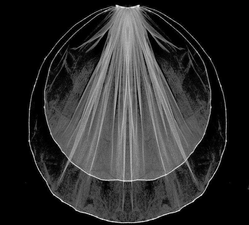 Two piece Elegant Veil