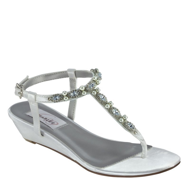 Myra White Satin*