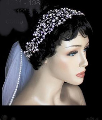 Rhinestone Flower Headband