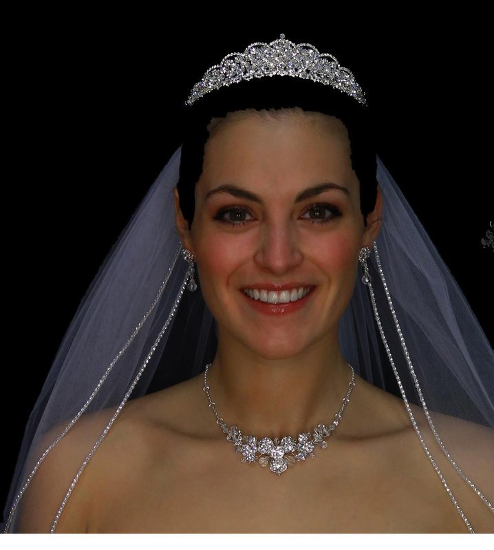 Crystal and Rhinestone Tiara