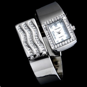 Silver Rhinestone Crystal Bridal