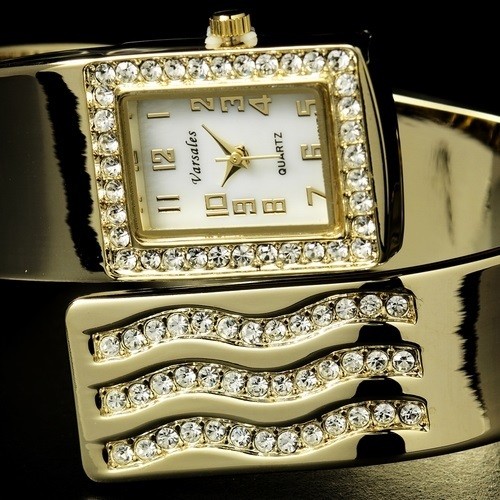 Gold Rhinestone Crystal Bridal