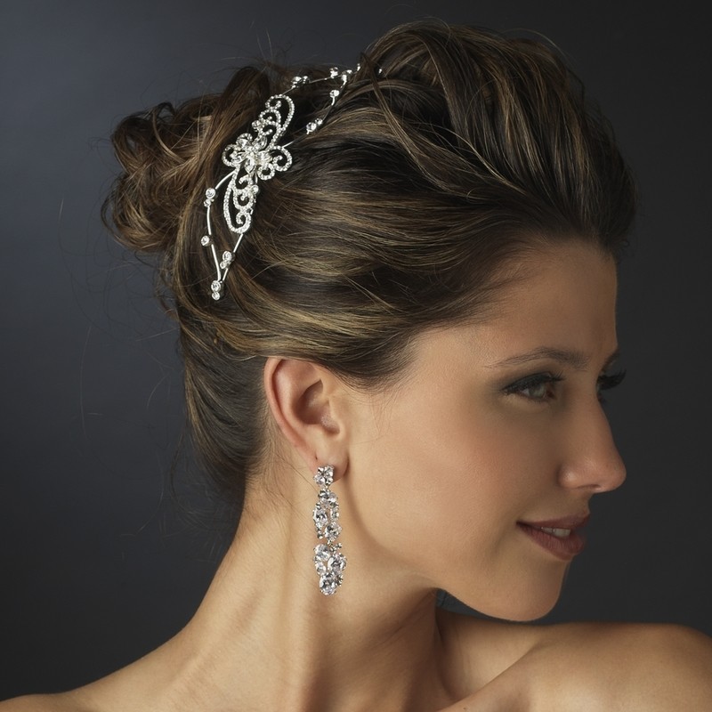 Silver Clear Headband Headpiece