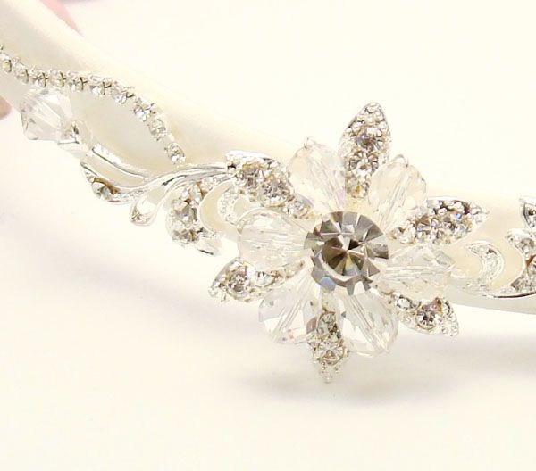 RHINESTONE FLOWER HEADBAND