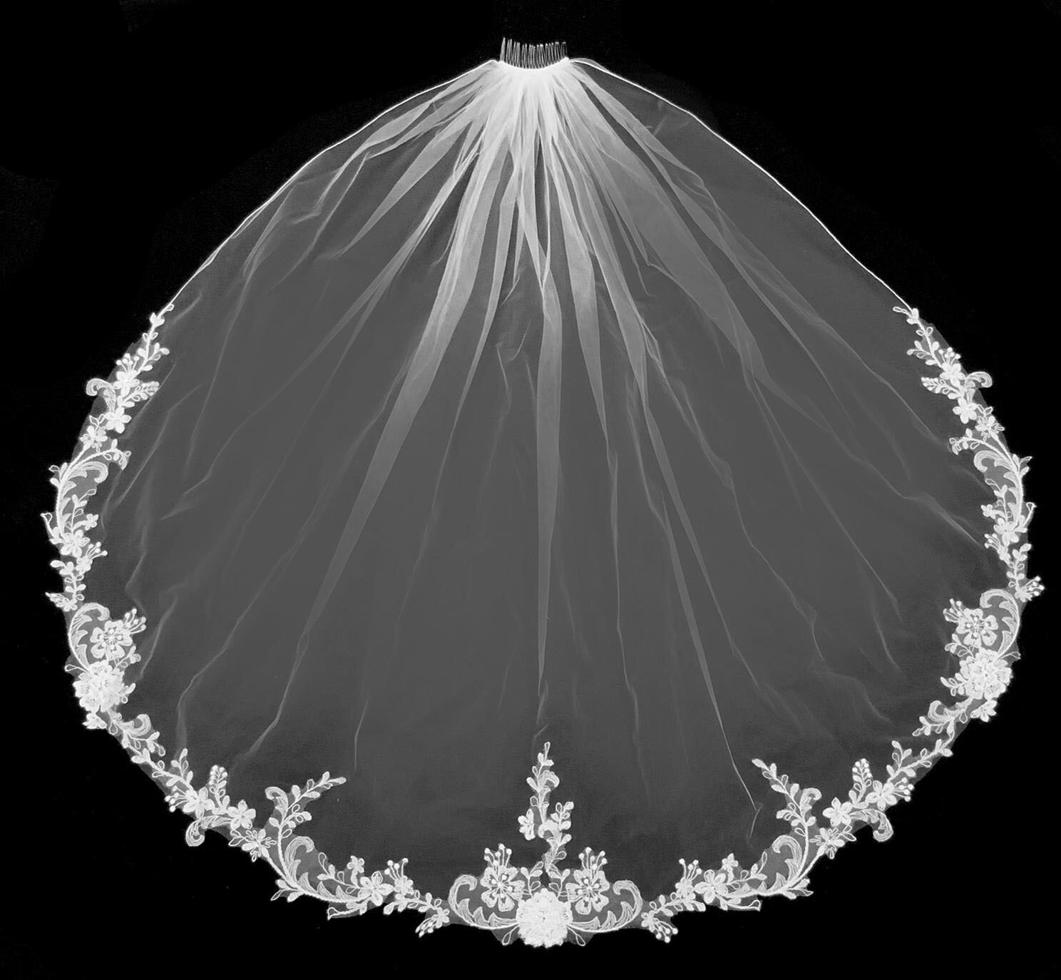 French Alencon Tulle
