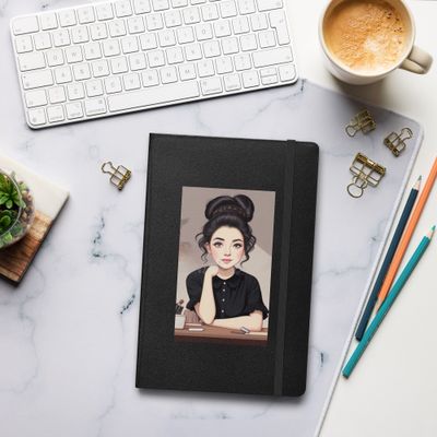 Hardcover bound notebook