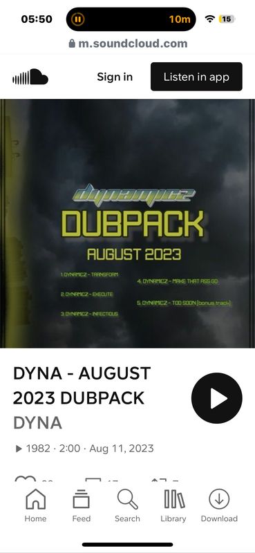 2 DUBPACKS BY DYNA