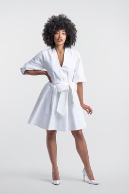 ‘’DARIA’’ Robe blanche courte
