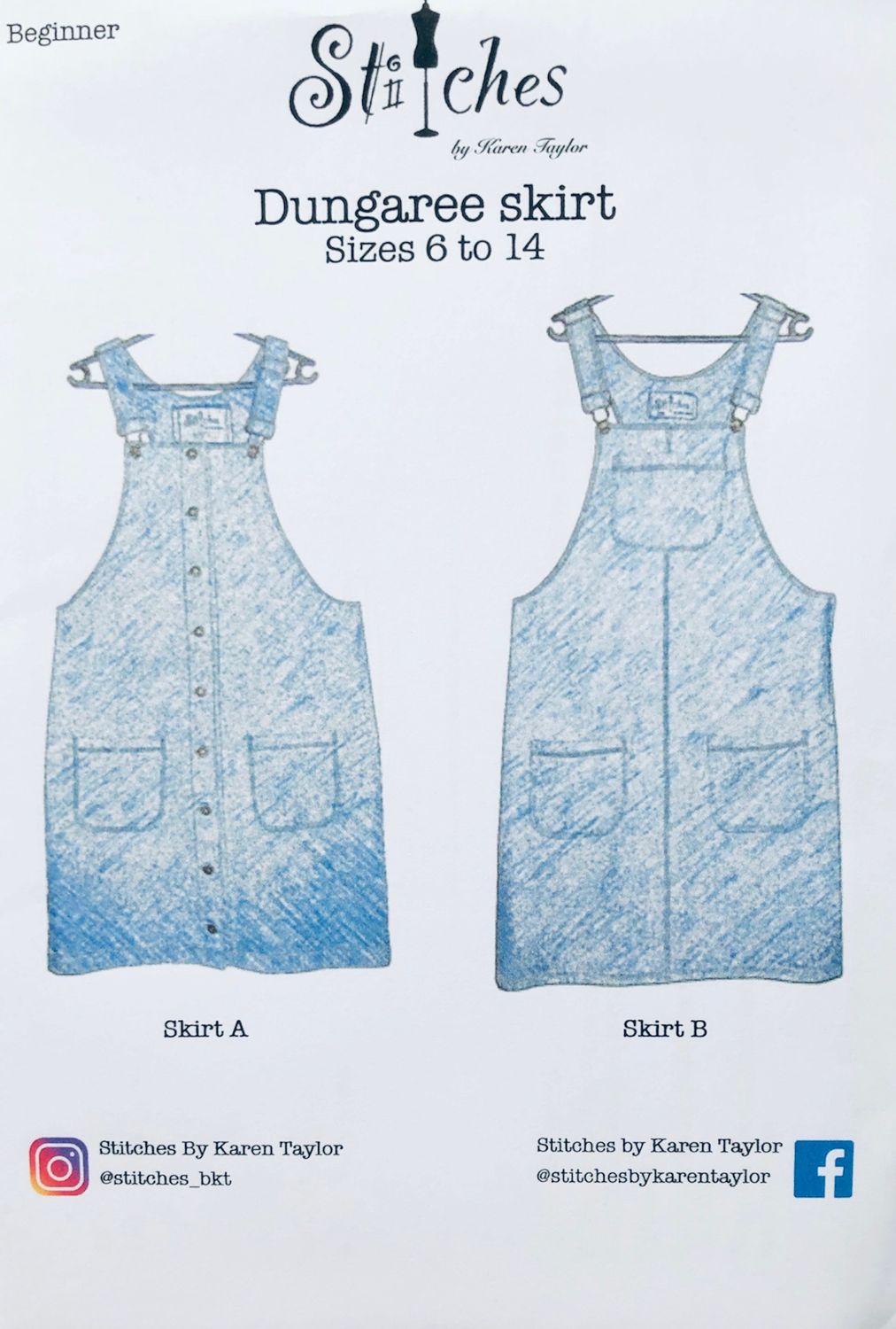 Dungaree Skirt