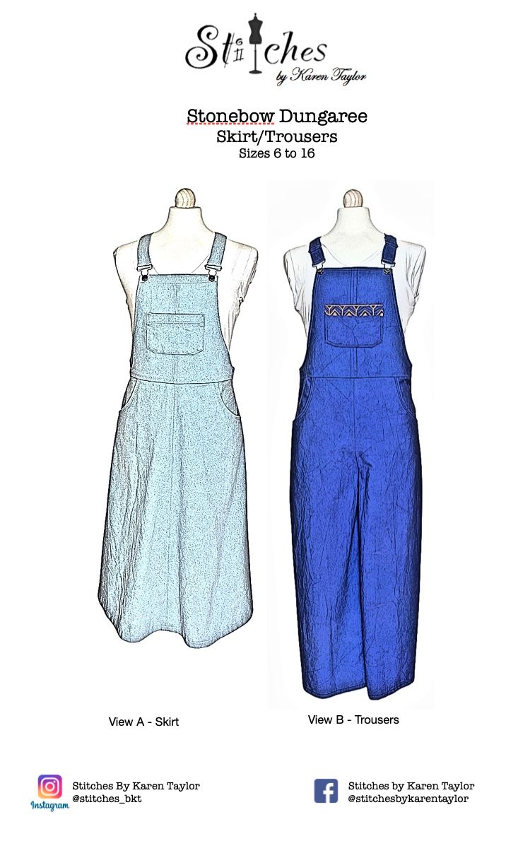 Stonebow Dungaree Skirt/ Trousers