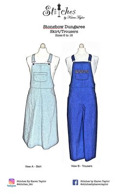 Stonebow Dungaree Skirt/ Trousers