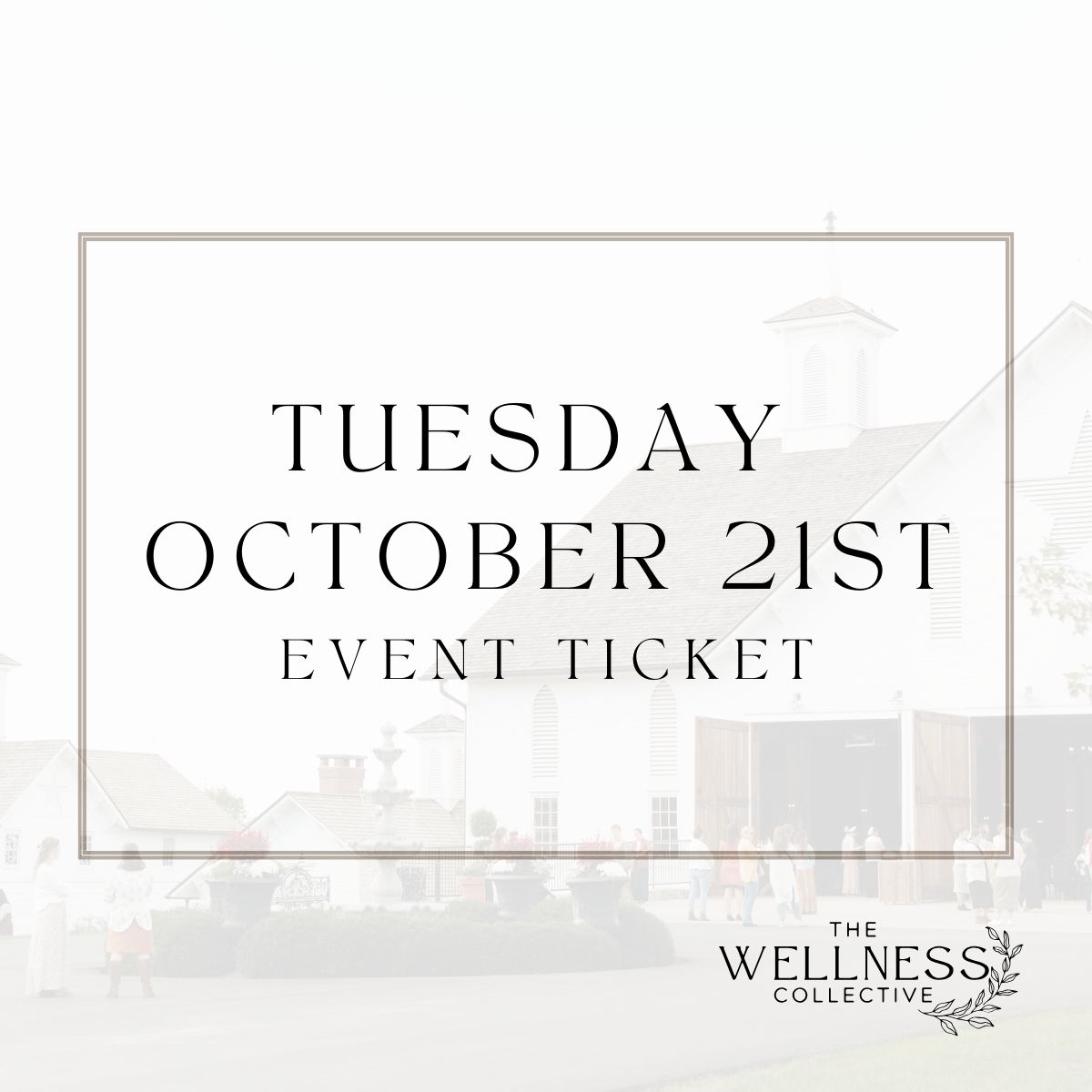 TUESDAY OCT 21ST EVENT TICKET