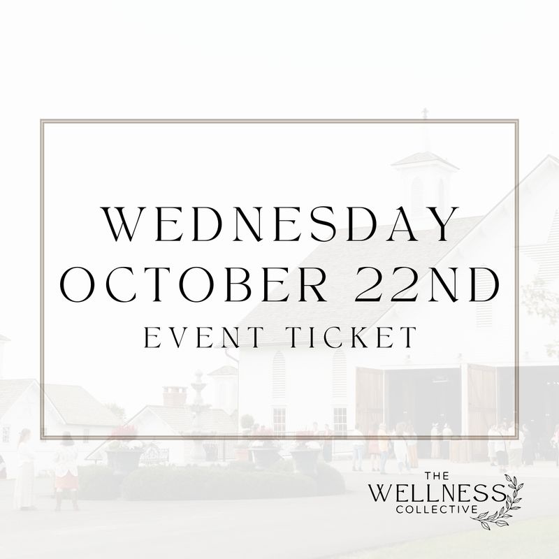 WEDNESDAY OCT 22ND EVENT TICKET