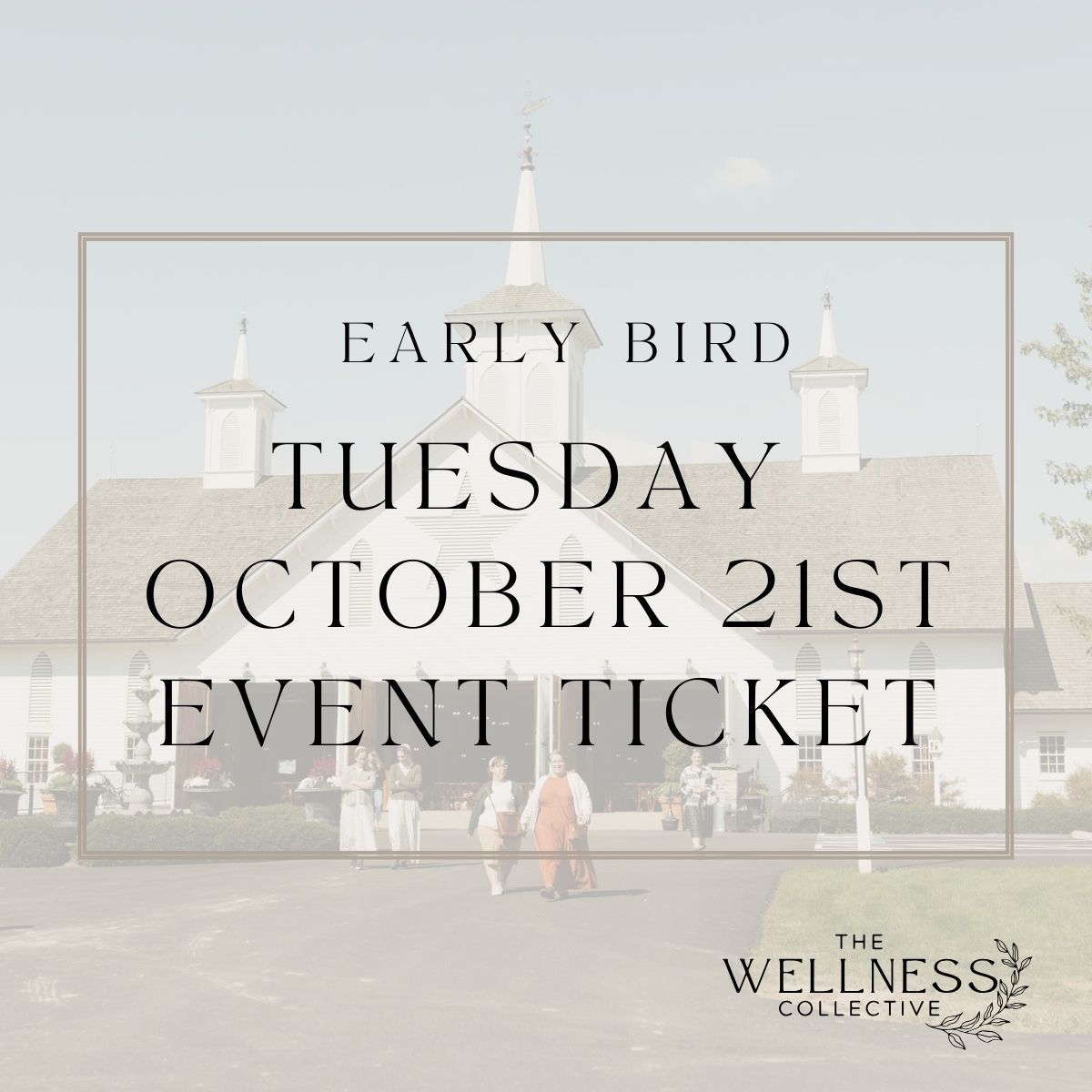 Tuesday, October 21, 2025 EARLY BIRD TICKET
