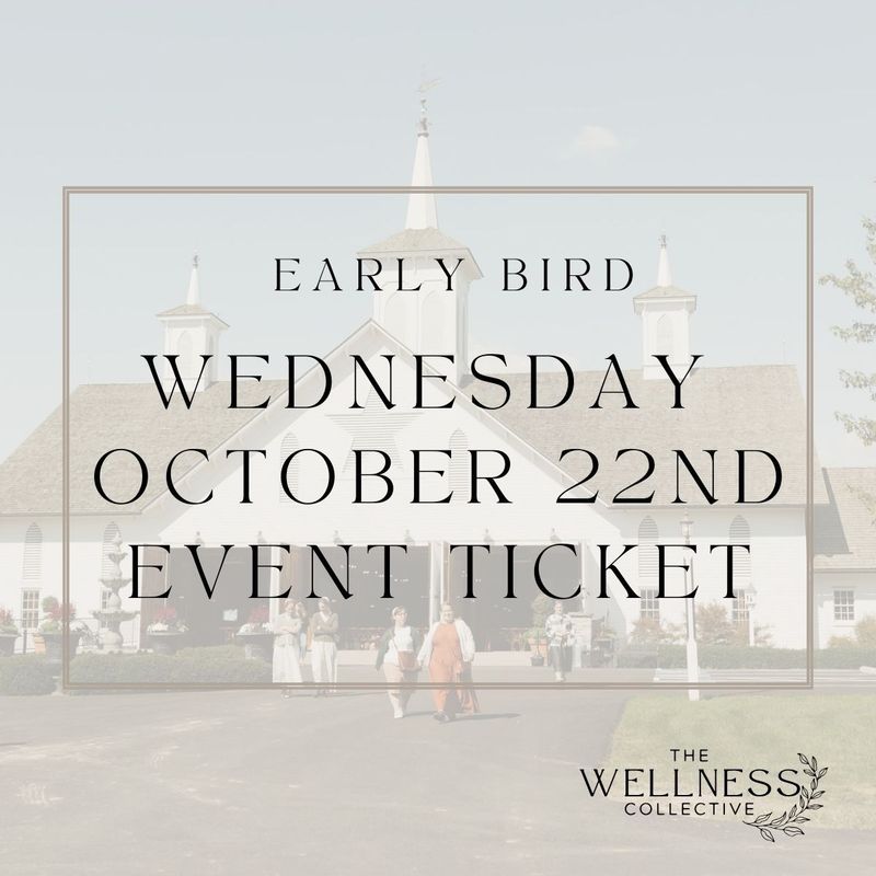 Wednesday, October 22, 2025 EARLY BIRD TICKET
