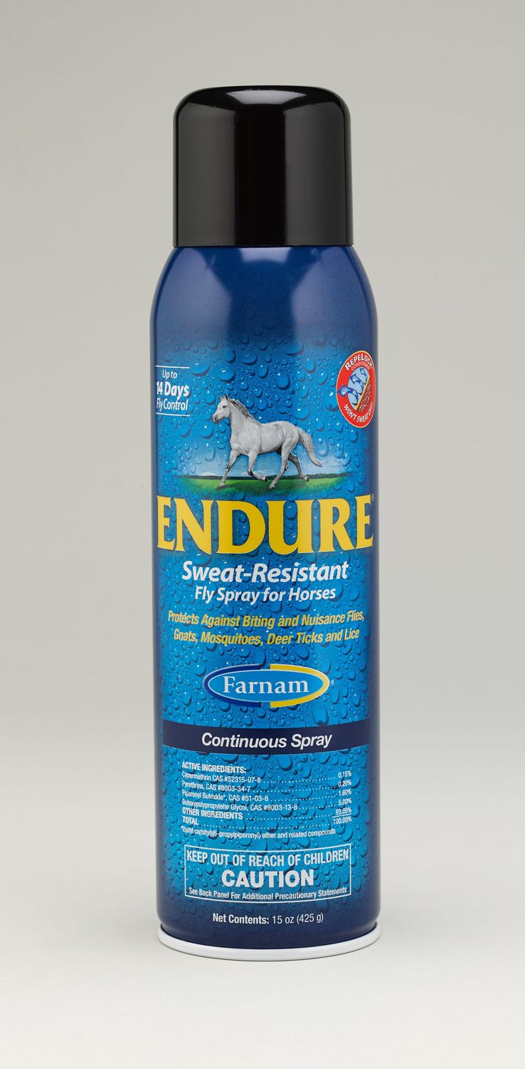 Endure Sweat-Resistant Fly Spray for Horses Continuous Spray 15 oz