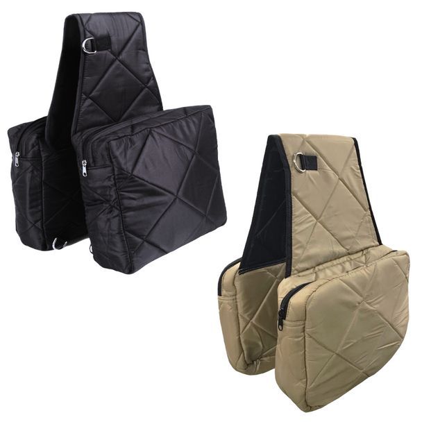 Quilted Cooler Saddle Bag