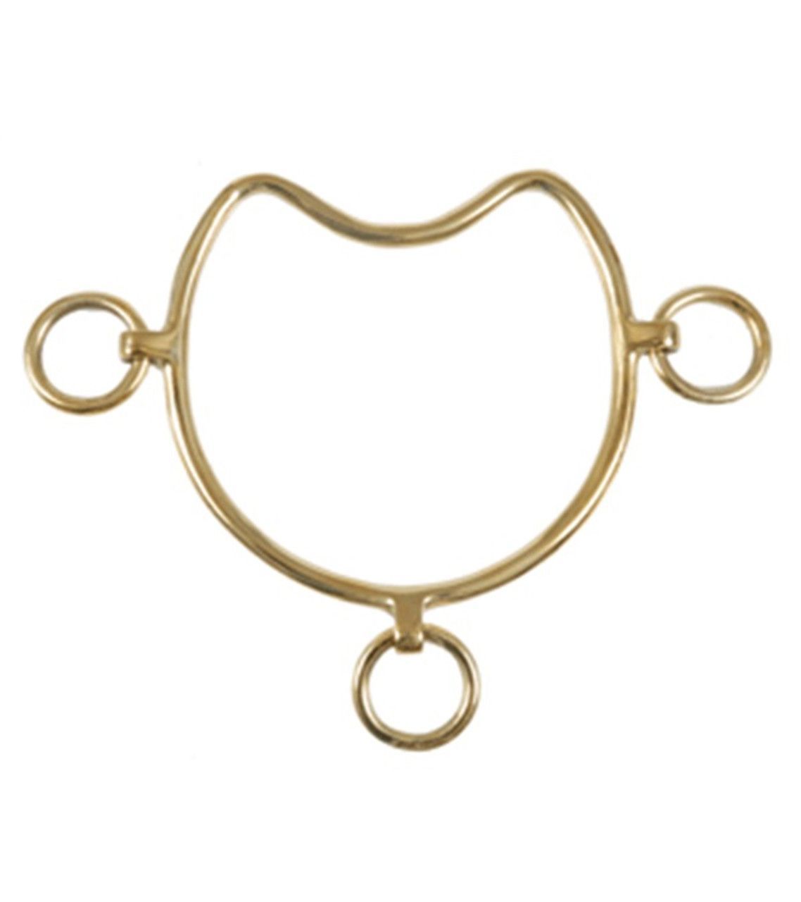 Solid Brass Curved Chifney Bit