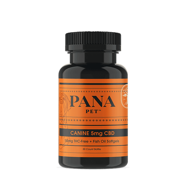 Pana Pet Canine 5mg CBD + Fish Oil Softgels Pana Pet Canine 5mg CBD + Fish Oil Softgels